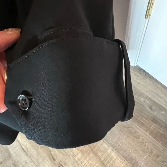 Coach dress with detachable chambray collar, black, size 14 EUC - Picture 8 of 12